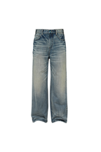 Washed Straight Leg Jeans