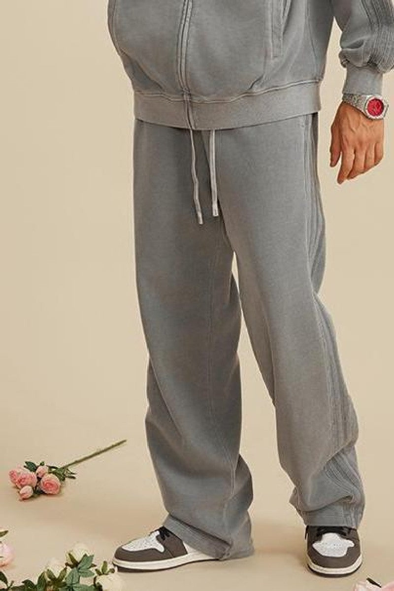 Stripe Side Washed Sweatpants
