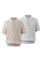 Open Knit Polo