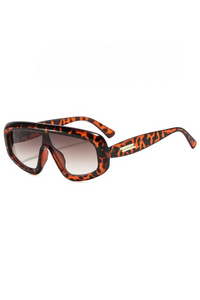 Leopard Print Frame Double Tea Leaf