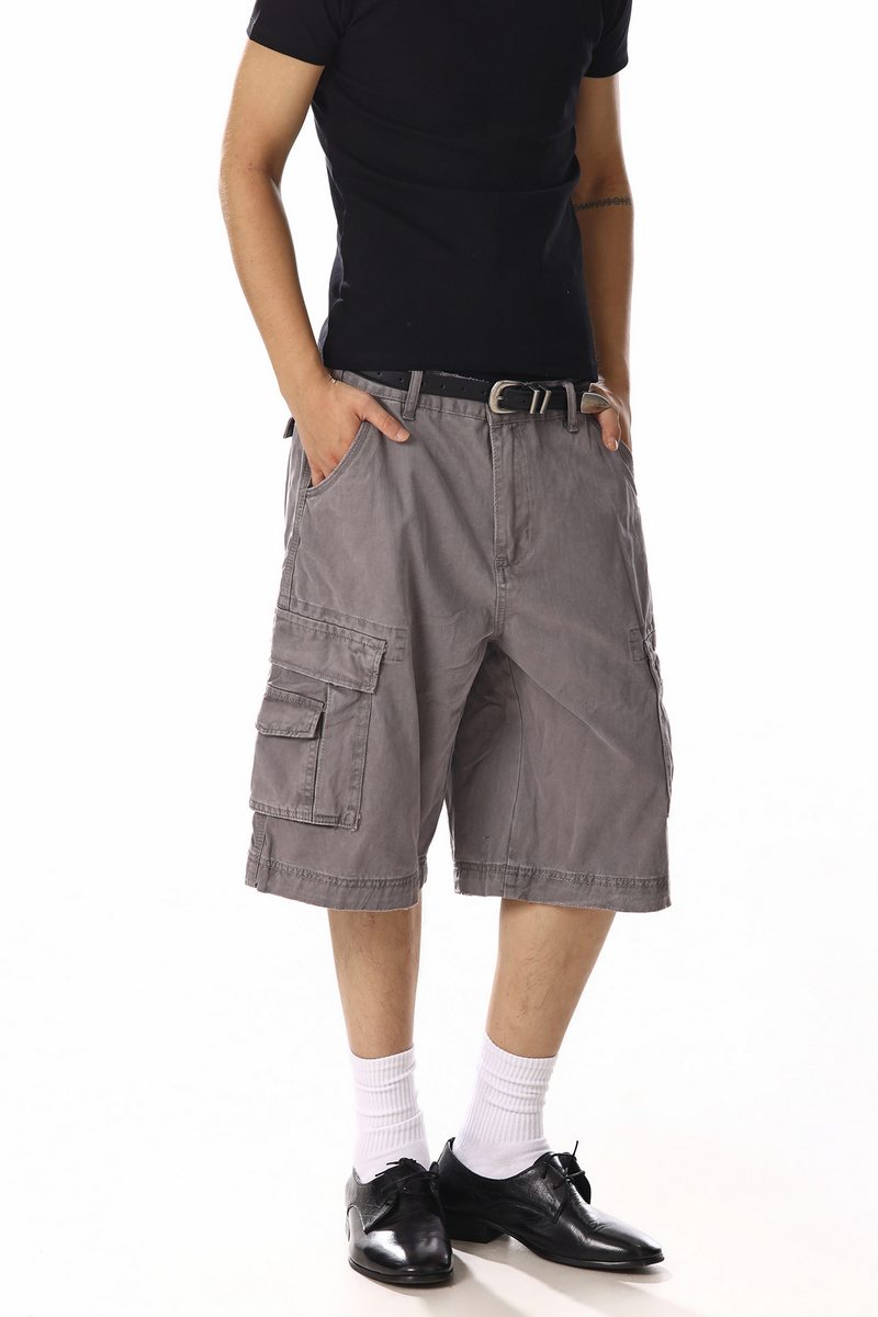 Relaxed Cargo Bermuda Shorts