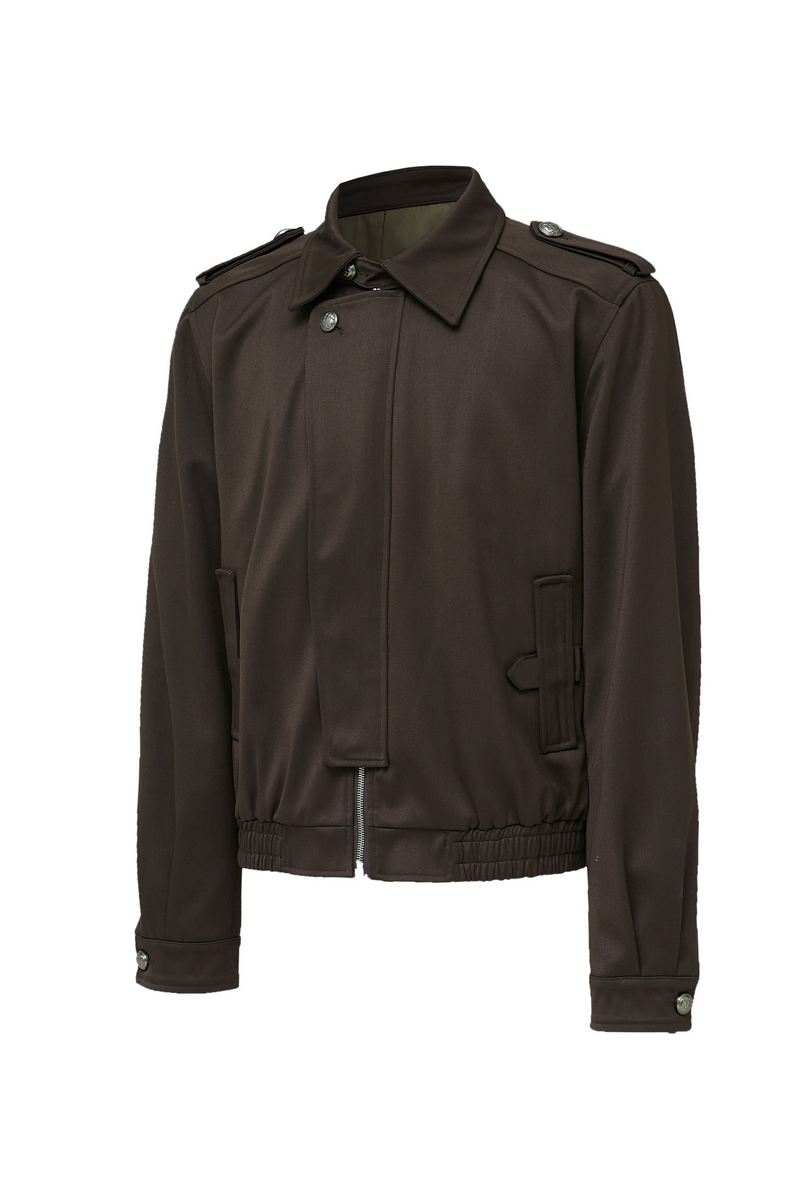 Satin Trench Jacket