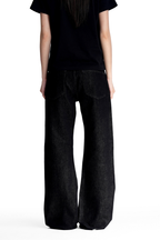 Raw Bootcut Straight Leg Jeans