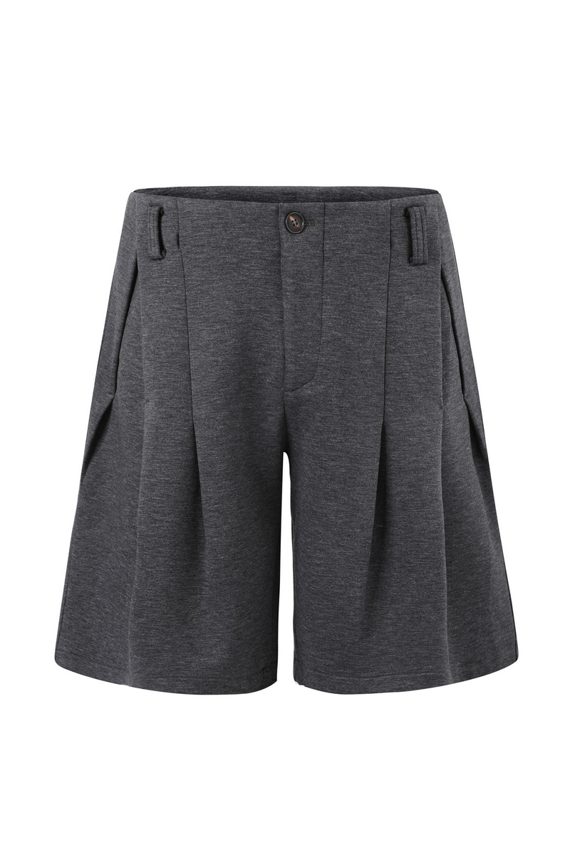 Pleated Tailored Shorts