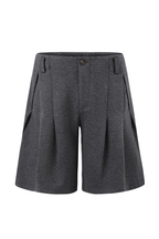 Pleated Tailored Shorts