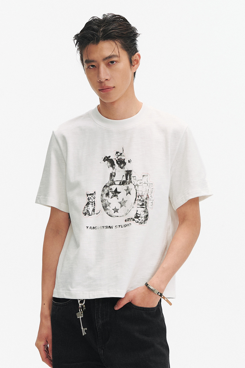 Graffiti Cat T-Shirt