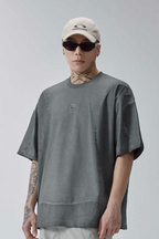 Deconstructed Washed Dark Tee