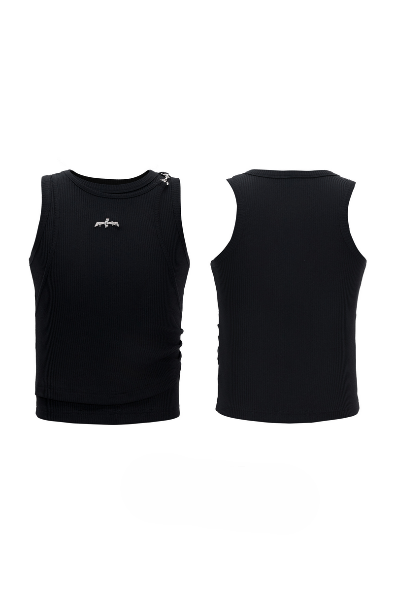 Layered Ribbed Tank Top