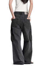 Vintage Rivet Cargo Pants