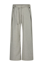 Pleated Linen Wide Pants