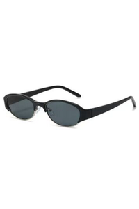 Glossy Black Frame With Gray Film
