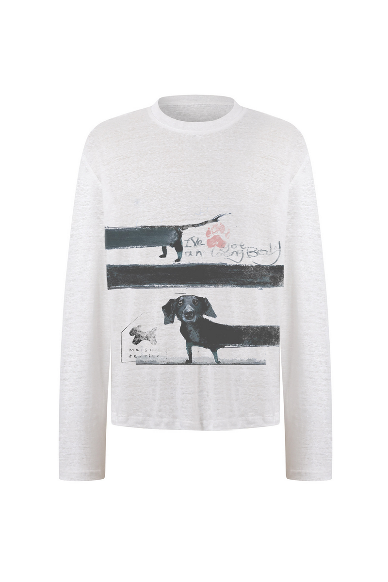 Dachshund Linen Sun Shirt