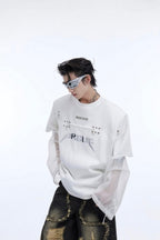 Two Piece Logo Mesh Tee