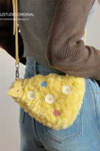 Cheese Peluche Mini Bag