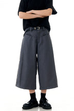 Solid Color Blade Cargo Shorts