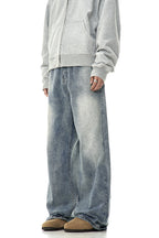 Retro Washed Oversized Jeans - EU Only