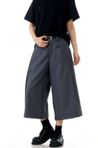 Solid Color Blade Cargo Shorts