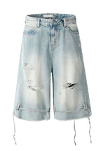 Ripped Drawstring Jorts