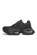 Retro Chunky Running Sneakers - Shadow Black