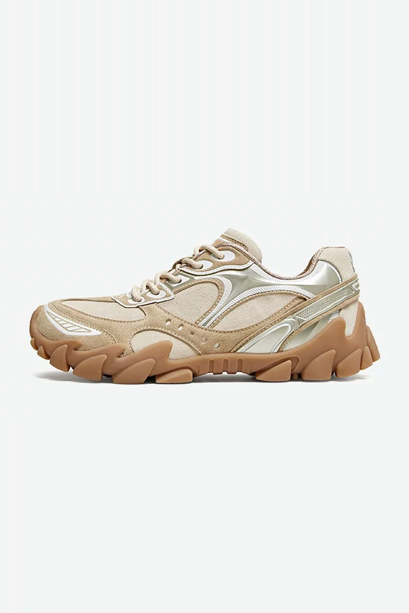 Grippy Barefoot Hiking Sneakers - Khaki