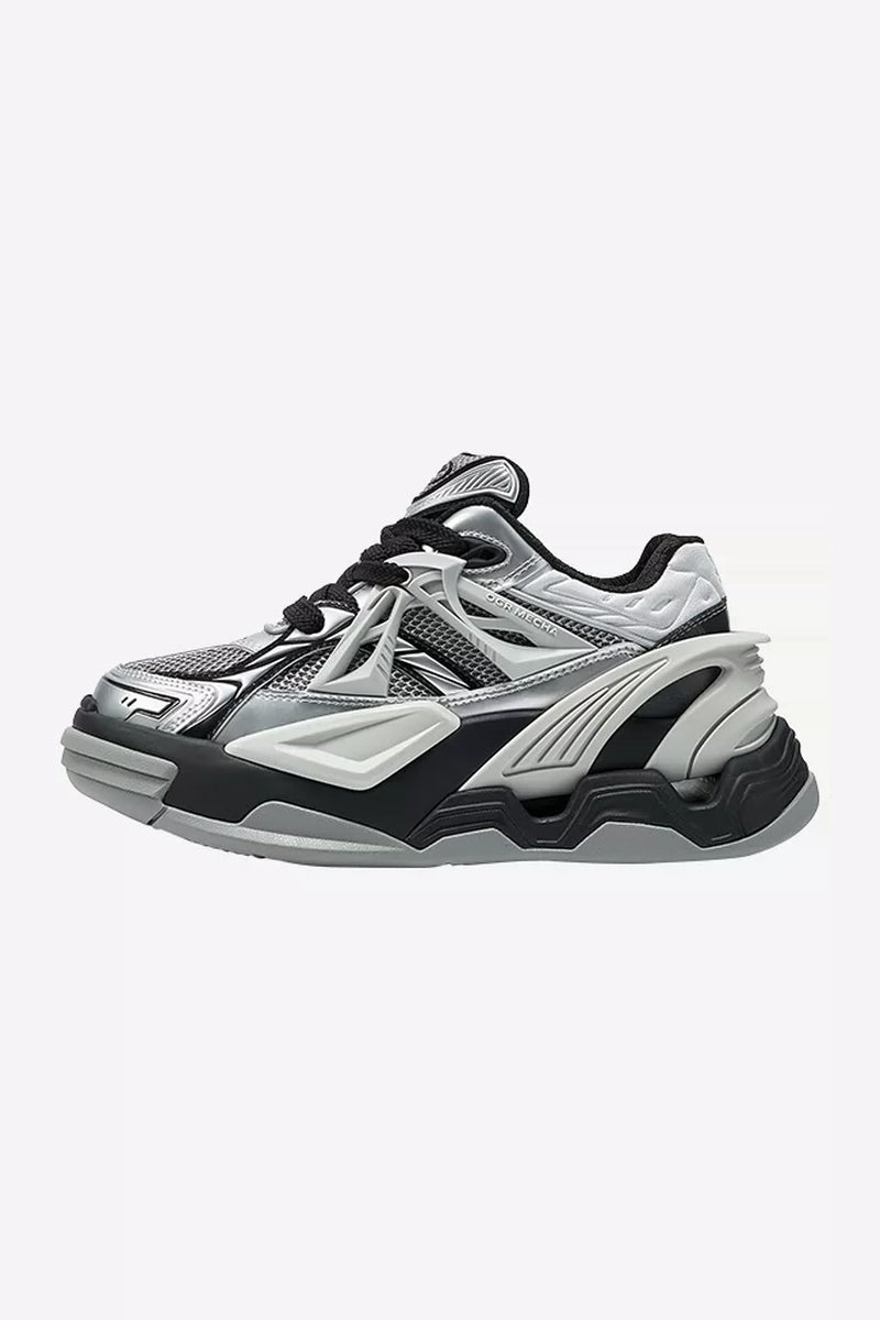 Mecha Chunky Running Sneakers - Moon Gray