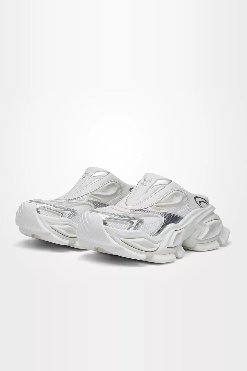 Platform Closed Toe Mules - diagonal pair
