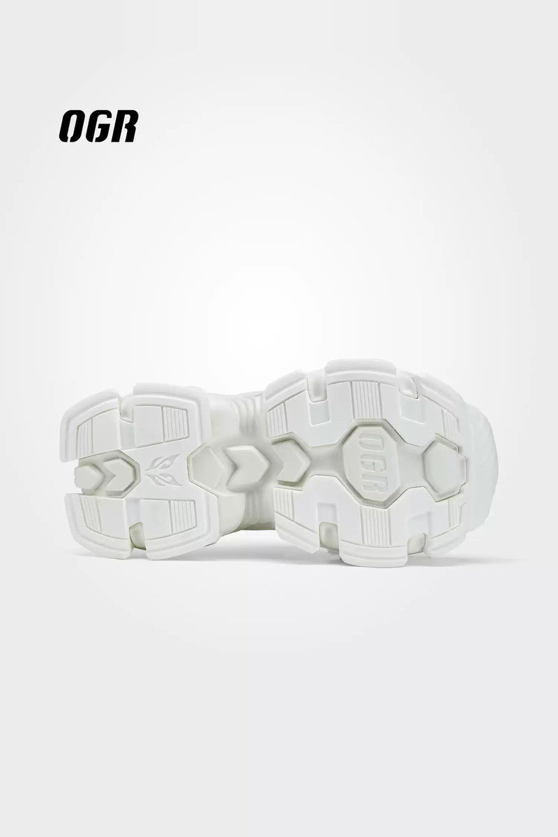 Platform Closed Toe Mules - product view