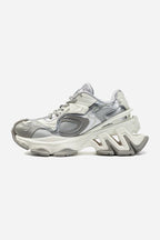 Mecha Platform Running Sneakers - Silver