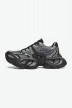 Retro Chunky Running Sneakers - Prism Black