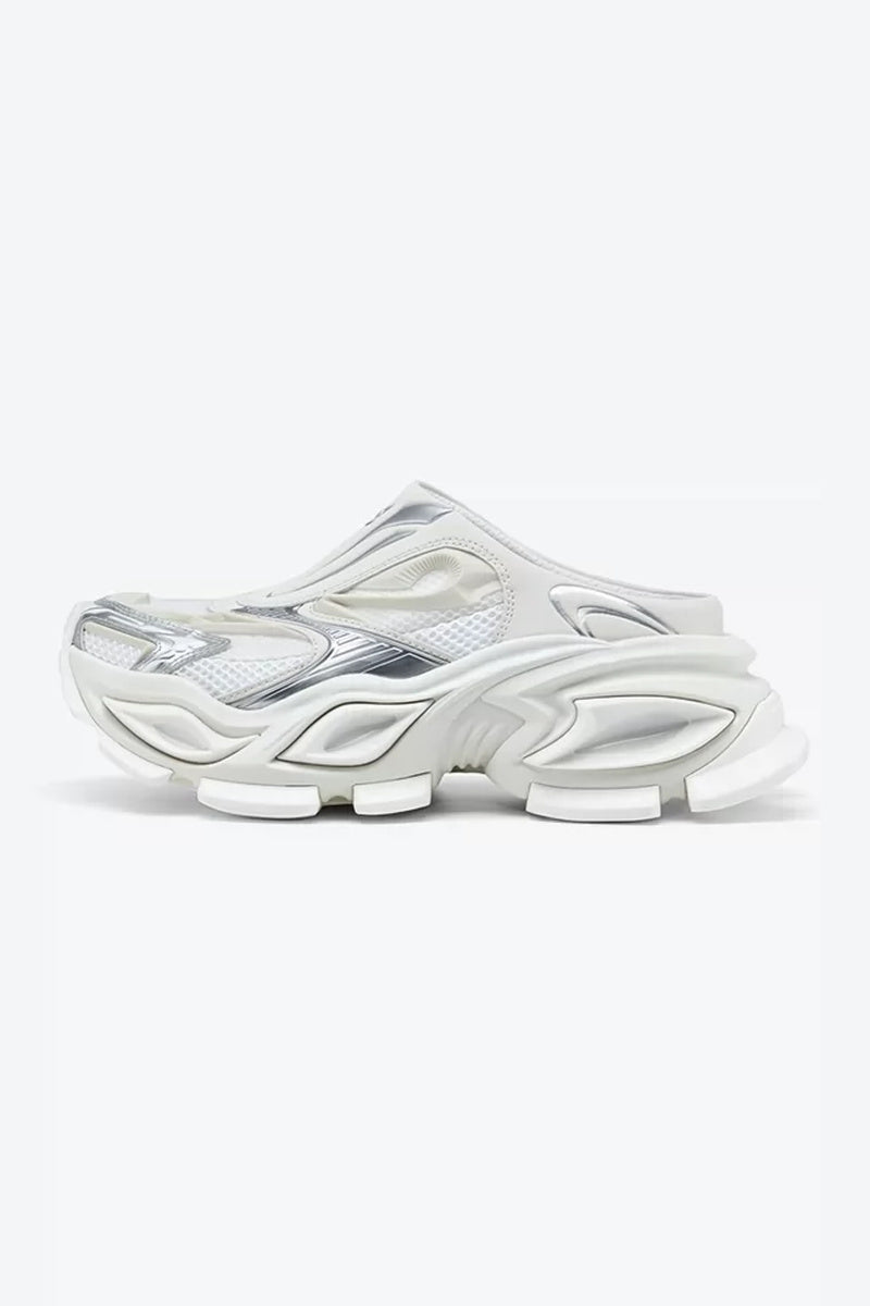 Chunky Retro Dad Sneakers - White Mule