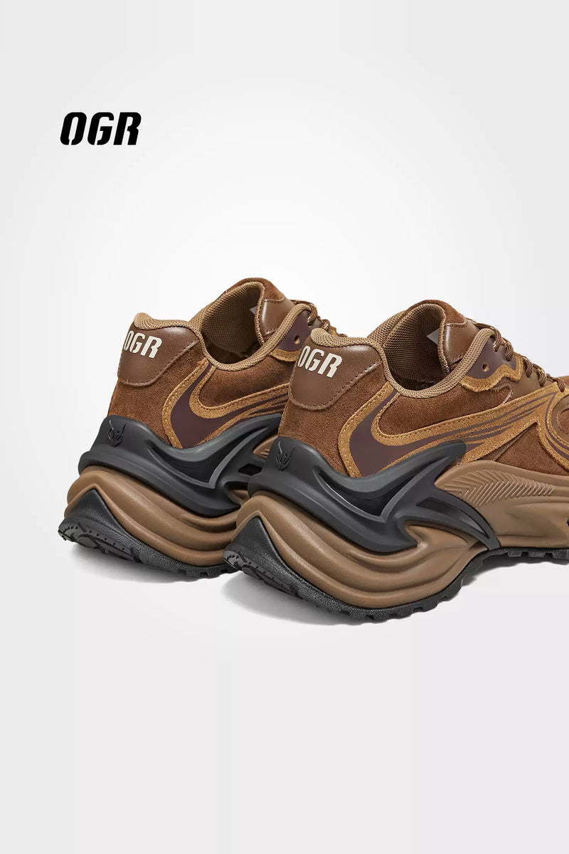 Retro Chunky Jogging Sneakers - product view
