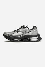 Cyber Mecha Chunky Sneakers - Silver