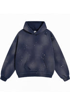 Distressed Paint-Splatter Hoodie - EU Only