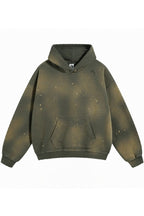 Distressed Paint-Splatter Hoodie - EU Only