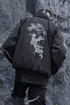 STEEPC Embroidered Logo Racing Jacket