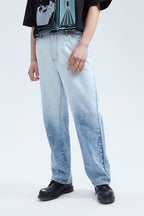 STEEPC Gradient Washed Jeans