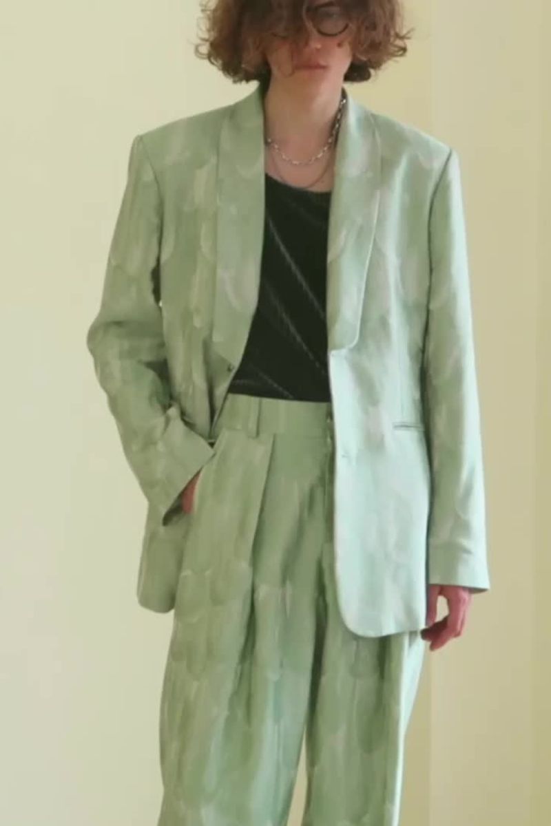 Mix7 Mint Green Suit Jacket - UK Only