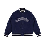 Antidote Embroidered Logo Baseball Jacket