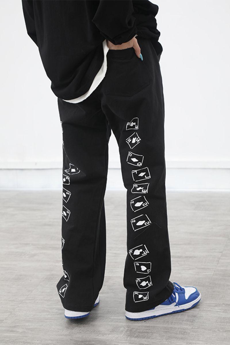 CZ Playing Cards Straight Trousers