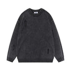 CZ Distressed Retro Sweater