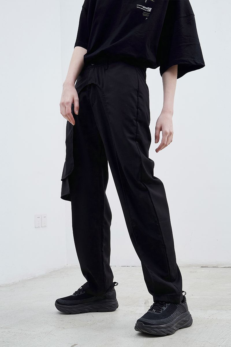 STEEPC Stitching Straight Trousers
