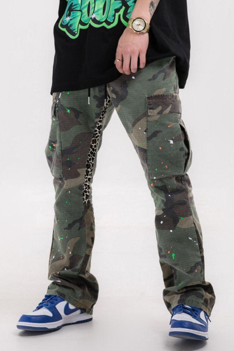 CZ Camo Stitched Flared Trousers