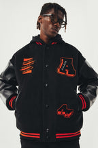 ANT Logo Embroidered Varsity Jacket