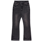 OO Washed Logo Flared Jeans