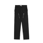 CZ Zipper Straight Jeans