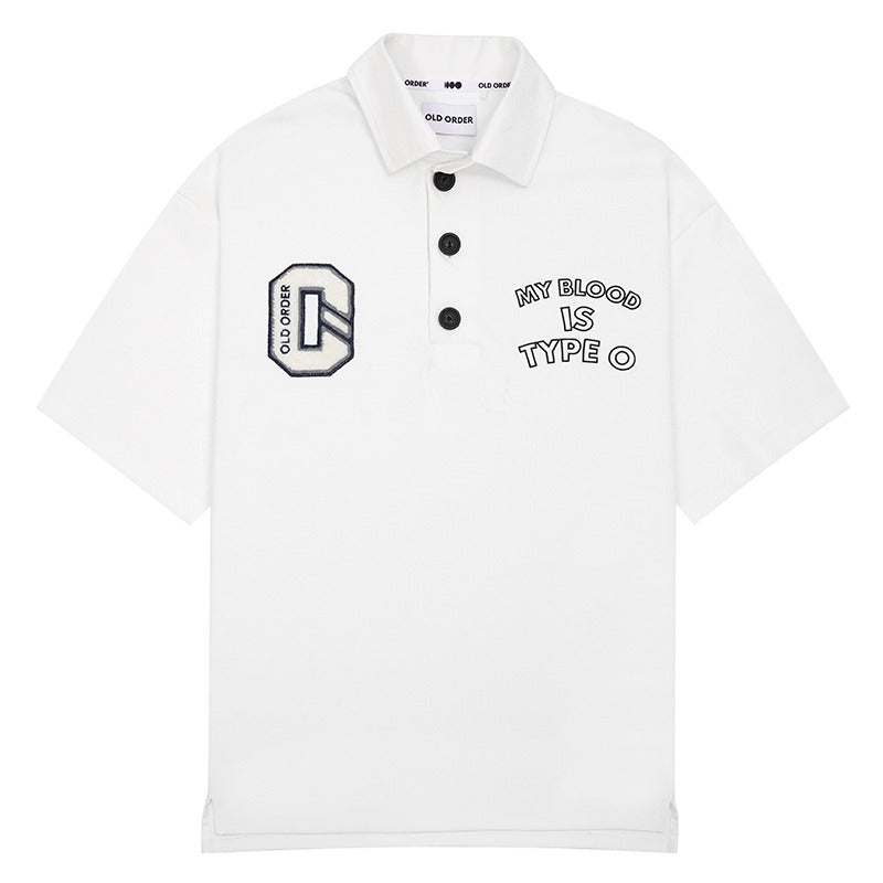 OO Embroidered Logo Polo Shirt