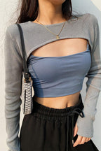 CZ Slim Fit Knit Top