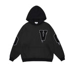 CZ Embroidered Loose Hoodie