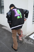 CZ LA Embroidered Varsity Jacket