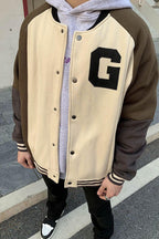 CZ Stitched Basic Varsity Jacket
